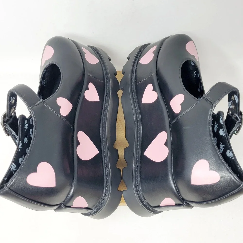 Lamoda Sweetheart of Mind Mary Jane Women 6 Platform Punk Goth Chunky Dolls Kill